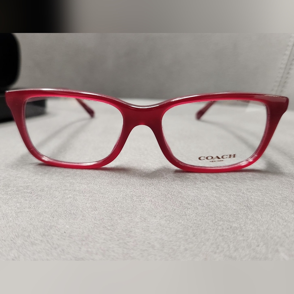 Coach Red Eyeglasses
